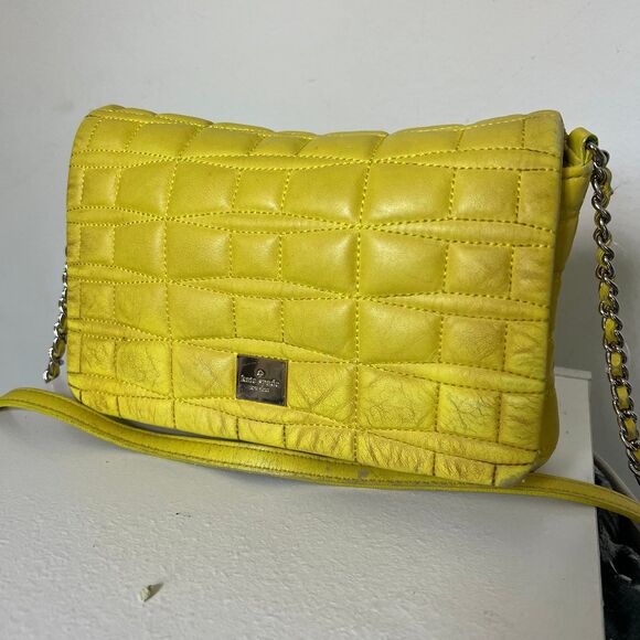 Kate Spade Lemon Quilted Crossbody Bag - Picture 1 of 10